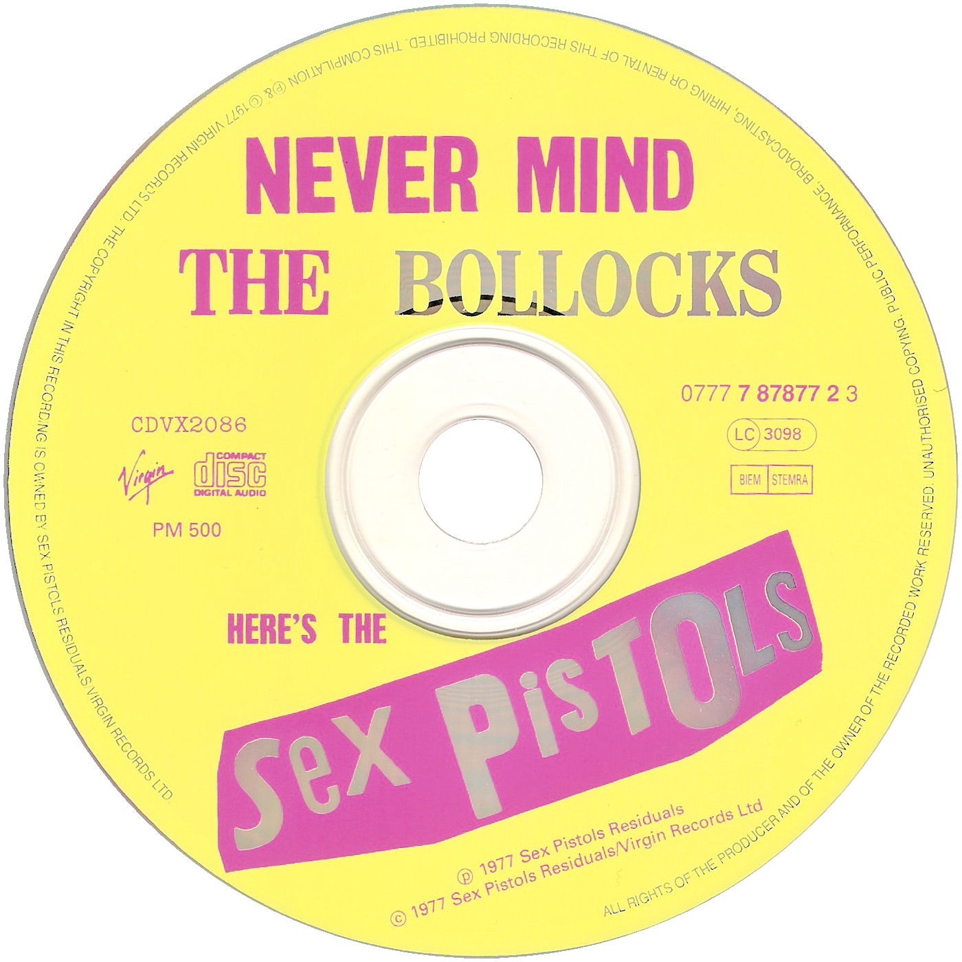 Som Mutante Sex Pistols Never Mind The Bollocks Heres The Sex Pistols 